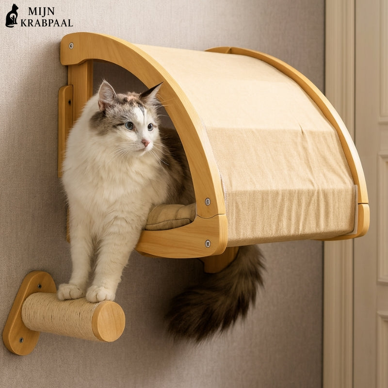 Kat Klimladder Wandmontage Kattenbrug Massief Hout Huisdieren Meubels Kat Hennep Kooi Sisal Touw Planken Kitten Speelgoed Boomtoren (Lengte Ladder 50cm Kat Klimladder Wandmontage Kattenbrug Massief Hout Huisdieren Meubels Kat Hennep Kooi Sisal Touw Planken Kitten Speelgoed Boomtoren (Lengte Ladder 50cm