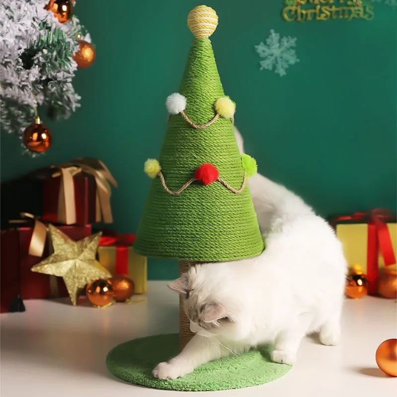 Kerst kattenbed - met antislip bodem warm kussen | bed voor hond | voor